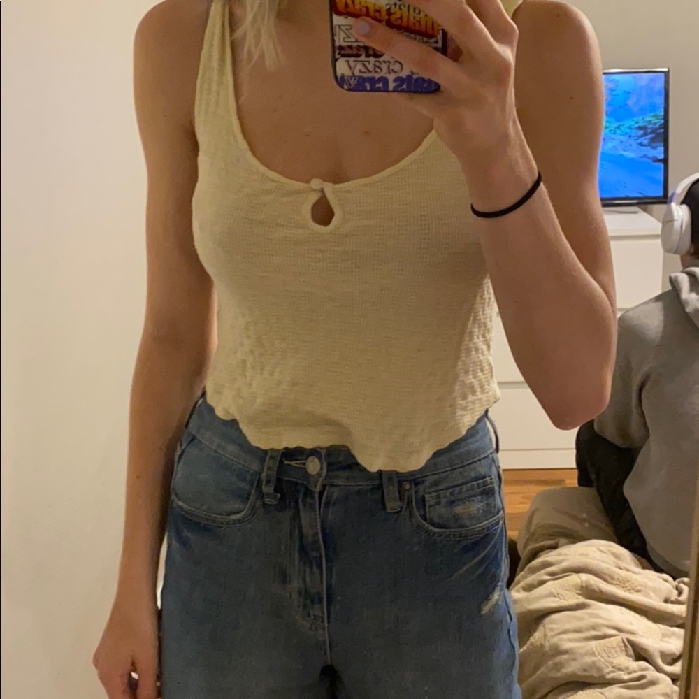 Yellow tank top
